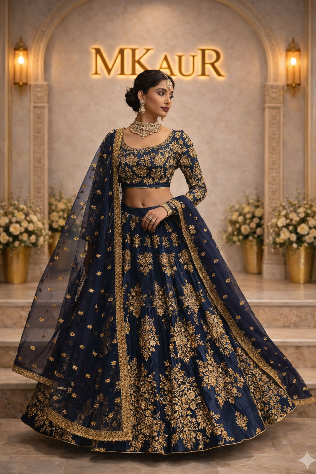 Premium Chinon Silk Party & Wedding Wear Lehenga Choli Set with Sequins & Zari Embroidery