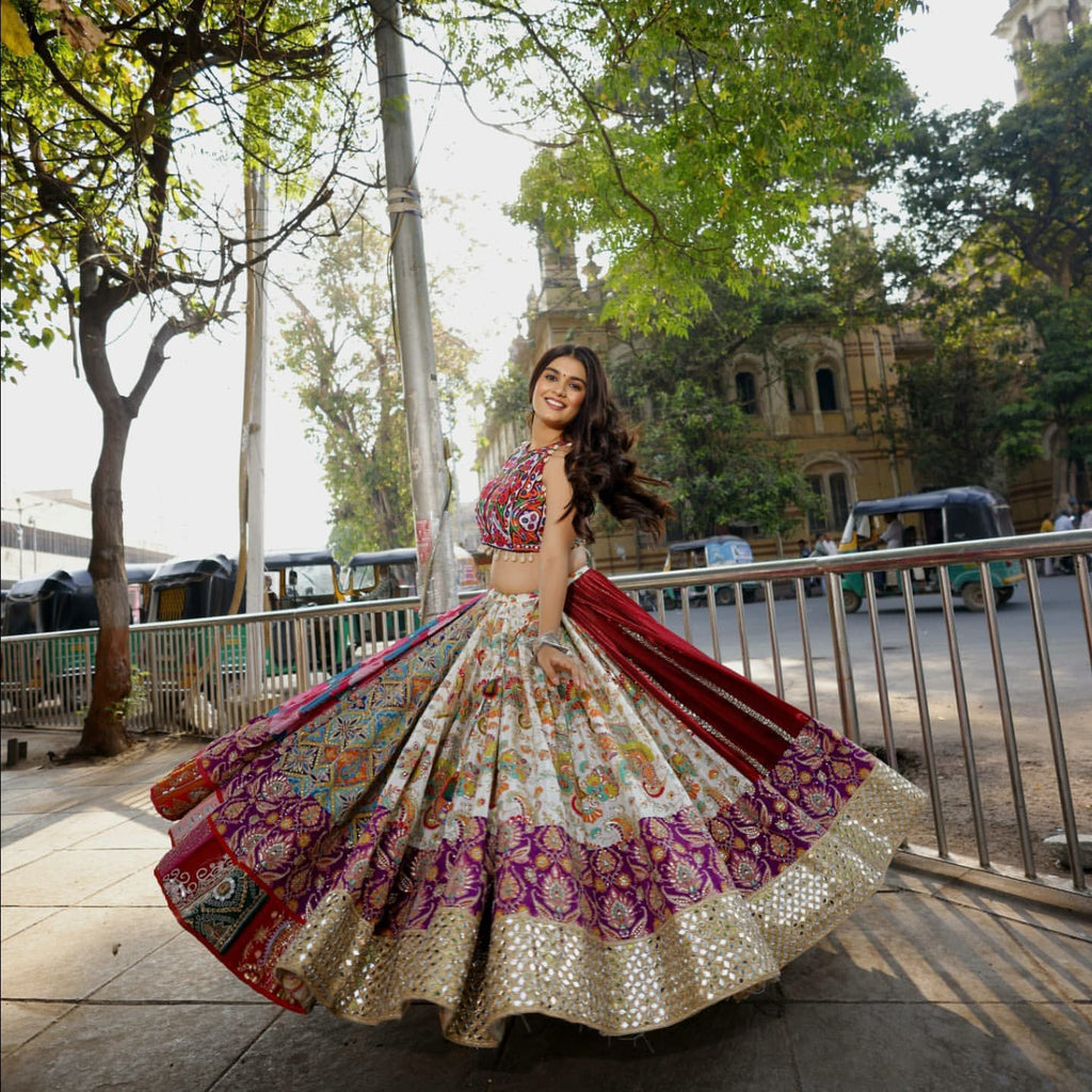 *❤️💐ELEGANT MUSLIN COTTON LEHENGA CHOLI💐❤️*