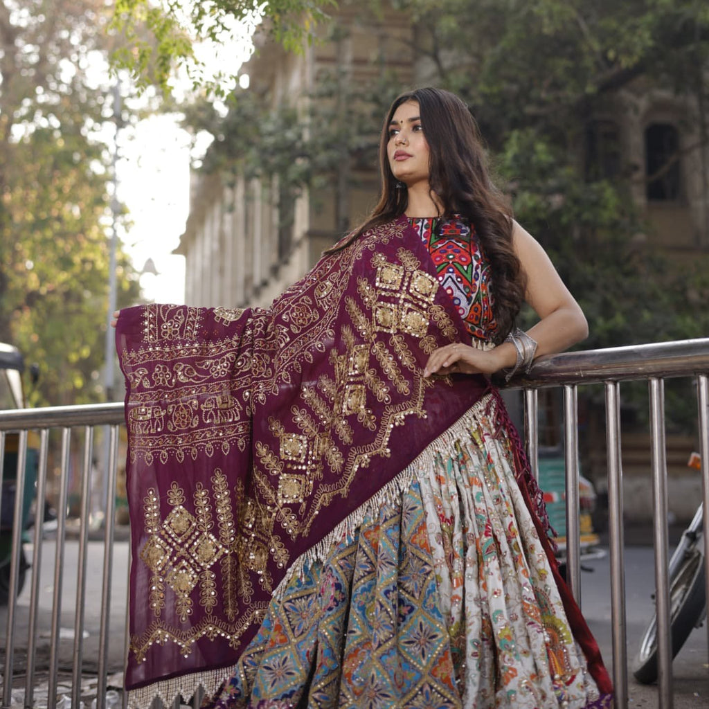 *❤️💐ELEGANT MUSLIN COTTON LEHENGA CHOLI💐❤️*