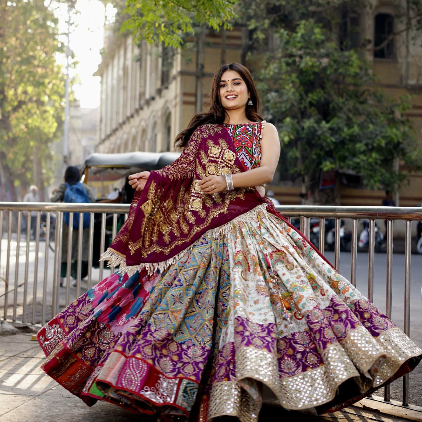 *❤️💐ELEGANT MUSLIN COTTON LEHENGA CHOLI💐❤️*