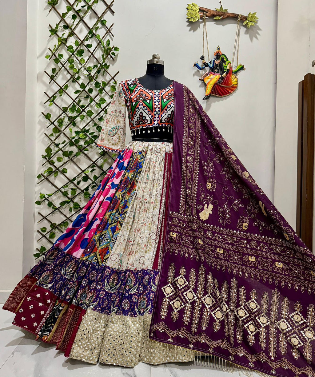 *❤️💐ELEGANT MUSLIN COTTON LEHENGA CHOLI💐❤️*