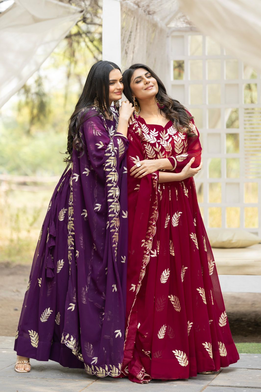 MKauR Festival Collection – Designer Long Gown With Dupatta